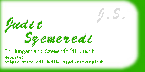 judit szemeredi business card